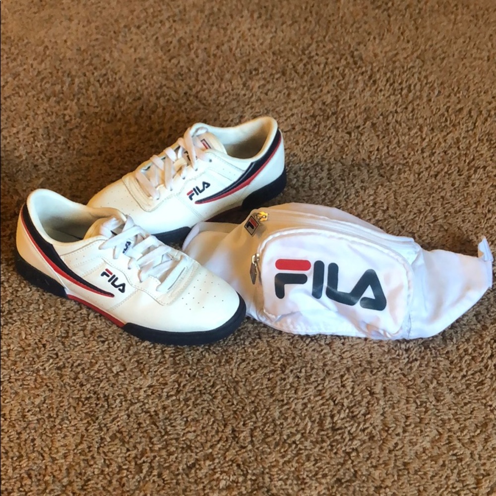 Fila shoes and fanny pak